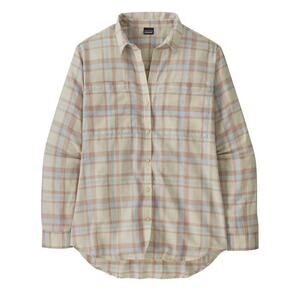 Patagonia Women's Lightweight A/C Plaid Button Down Long Sleeve Shirt Size Large